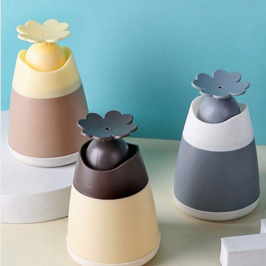 1pc Kitchen Soap Dispenser, Dish Soap Pump, Sponge Cleaning Foamer, Soap Liquid Box, Kitchen Cleaning Storage Box - Multicolor - View 1