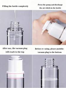 30/50/100ml Butterfly Pattern Transparent Plastic Refillable Travel Bottles, Suitable For Lotions, Creams, Shampoos, Toners Etc., Made Of Durable Quality Plastic, Reliable For Travel Or Home Use - Multicolor - View 6
