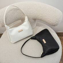 优雅单肩包，拉链闭合，蜥蜴纹质感，简约腋下包，淑女手提包，适合母亲节礼物、派对、约会、斜挎，复古风格 - 彩色 - 查看 5