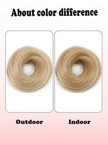 Straight Hair Bun Elastic Band Synthetic Fiber Hair Bun, Hair Scrunchie Hair Accessory, Daily Use Hair Styling Set, Hair Styling Tool Kit - Multicolor - View 5