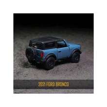 Modelo de coche a escala 1/64 de aleación genuino y autorizado oficialmente, Mercedes-Benz, , Cadillac, Chevrolet, modelo de coche de metal fundido realista, vehículo miniatura decorativo y coleccionable - Ford Bronco 2021 - Ver 5