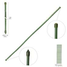 Que tre phủ nhựa Tutor Ø 8-10 mm. X 120 cm. (Gói 10 cái) - màu xanh lá - Xem 1
