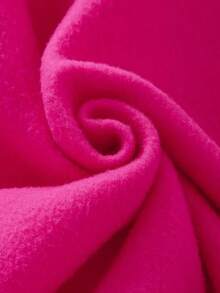 Sudadera hoodie dama mujer gorro capucha manga larga algodón bolsa canguro estampado pecho espalda estrella rocker suave pachoncita puños rib acanalados casual aesthetic homie cossy casa diario frio ciudad urbana moderna juvenil cómoda calientita - Rosa Fucsia - Ver 2