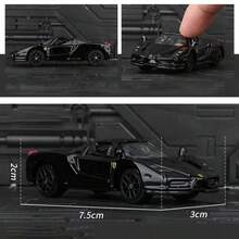 Burago 1:64 Scale Ferrari Series Racing Car Model, Children Mini Diecast Replica Car, Small Alloy Collectible Car Model, New Year Christmas Birthday Gift - ENZO FERRARI - View 2