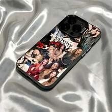 Funda para teléfono K-KATSEYE, compatible con iPhone 16, 15, 14, 13, 12 Pro Max, X/XS MAX, 8, 7 Plus - Parte trasera mate - A prueba de golpes, funda de teléfono de Halloween, funda de teléfono genial, funda de teléfono muy genial, funda de teléfono linda, funda a prueba de golpes, diseño impreso en UV, amantes del anime - Mezcla de colores - Ver 4