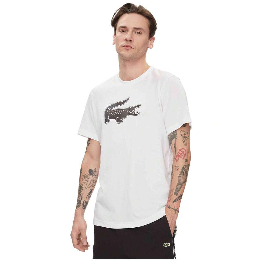 Lacoste Kurzarmshirt TH2042004U8 für Männer in Farbe Weiß - Weiss - Übersicht 1