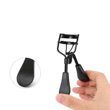 1 Stück Wimpernzange, moderner Edelstahl Wimpernkräusler mit Silikon-Liebe-Design und Kamm, Wimpern Make-up Werkzeug