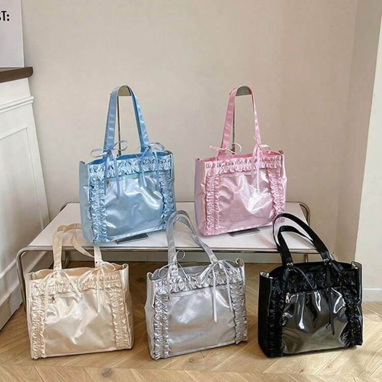 Women Shoulder Bags - Bạc. - Xem 6