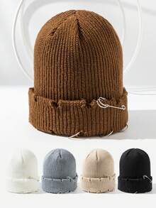 INNNEVV 1pc Unisex Denim Baseball Cap With Embroidered Letter, Vintage Street Style