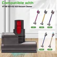 Cabezal de cepillo motorizado mini para aspiradora inalámbrica Dyson V7 V8 V10 V11 V15, repuesto de pieza para eliminación de ácaros y succión