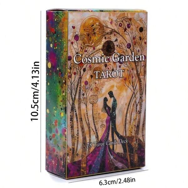 Cosmic Garden Tarot Deck 78 Cards Fortune Telling Game Card Divination Fate Party Family Board Game