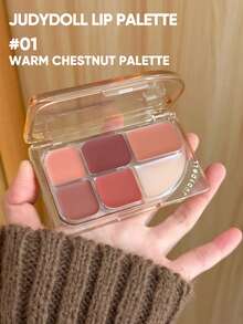JUDYDOLL LIP PALETTE 9g Nourishing Glossy Multipurpose Lip Palette, Natural Healthy Glow For Self-Use, Dates And Gifts - #01 - 查看 3