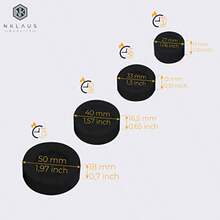 NKlaus 5 Rollos de carbón de Incienso Ø 33mm 50 Pastillas de carbón de Encendido rápido carbón Natural autoencendido Shisha rápido Encendedor de Grecia 1115 - como en la foto - Ver 4