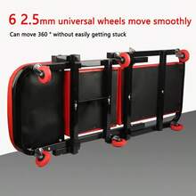 Foldable Garage Mobile Mechanics Creeper Bench 2 In 1 Workshop Trolley Padded Car Repair 360° Rotating Resting Board Stool - Red - View 9