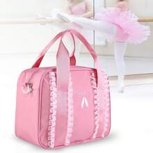 Bolso de Hombro de Ballet, Mochila, Bolso de Hombro Rosa, Bolso de Baile de Ballet para Niñas, Bolso de Mano para Niños, Bolso Deportivo con Cremallera de unHombro - Rosa - Ver 8