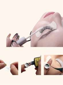 Eyelash Glue Holder, Blooming Flower Eyelash Extension Glue Tray For Makeup Use - Multicolor - View 8
