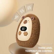 OBOVAY A New Plush Hand Warmer With Smart Digital Display And 3 Temperature Settings. It Heats Up In 5 Seconds And Is Charged Via USB. It Is Portable And Cute. It Is A Winter Gift And A Winter Accessory. It Is A Must-Have For Cold Weather. It Is A Comfortable Little Item. Christmas Gifts,Hand Warmers,Gifts For Men,Stocking Stuffers,Hand Warmers Rechargeable