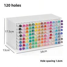 1pcLarge Color - Coded Marker Set | 240+ Vibrant Colors With Storage Case For School Projects, Art Classes & Student Artists