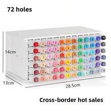 1pcLarge Color - Coded Marker Set | 240+ Vibrant Colors With Storage Case For School Projects, Art Classes & Student Artists