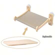 1 قطعة شبكة استبدال معلقة قوية لسرير القطط المعلق - تصميم أريكة خالي من الفوضى ، شبكة معلقة تبريد قابلة للتهوية ، مساحة تمرين ورفاهية متعددة الطبقات ، سرير معلق قابل للطي يوفر المساحة مصنوع من مواد متينة - هدية مثالية للحيوانات الأليفة (لا تشمل أكواب الشفط ، شبكة الاستبدال فقط)