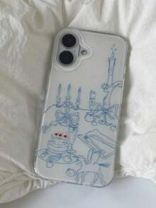 Cute Minimalist Pink Polka Dot Bow Phone Case, Compatible With IPhone 17 Pro Max, 17 Pro, 17 Air, 17, 16, 15, 14, 13, 12, 11 Pro Max Plus, Soft Protective Back Cover, Gift For Girls - 款式4(1pc) - 查看 4