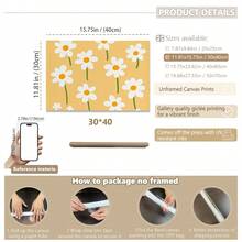 1 画框艺术/帆布墙画、儿童房墙面画廊、墙面装饰套装、儿童房装饰、儿童房艺术品、女孩艺术品、小女孩艺术品、儿童房装饰、画框墙面艺术、客厅绘画、房间装饰、家居装饰、墙面装饰、浴室装饰 - 彩色 - 查看 26