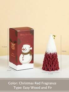 1 Stück Weihnachtsbaum & Kerze kreatives Weihnachtsgeschenk, Partydekoration, Weihnachtsduftkerze, Weihnachtsandenken