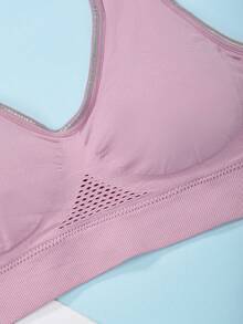 "CurveGlam™ Plus - Size Sports Bras: Embrace Your Beauty" - 混色 - 查看 7