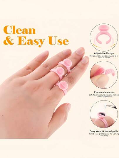 Eyelash Glue Holder, Blooming Flower Eyelash Extension Glue Tray For Makeup Use
