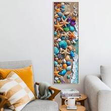 5D DIY 全钻钻石画套装，适合成人，超大尺寸（35.4x11.8 英寸/90x30 厘米）全钻钻石工艺艺术套装，最佳墙面装饰艺术，节日、圣诞节、万圣节、生日缓解压力的理想礼物 - 軍綠色 - 查看 12