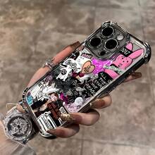 Funda de Teléfono Diseño Hell Boy del Rapper  - Adecuada para iPhone 16, 15, 14, 13, 12, 11 Pro Max, X, XR, XS Max, 8, 7 Plus - Funda Transparente Suave a Prueba de Golpes - Mezcla de colores - Ver 4