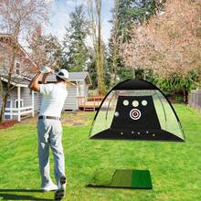 Golf Practice Net, 6.6x4.6ft, With Target And Portable Bag, Suitable For Backyard Driving And Chipping Practice. - Black - View 4