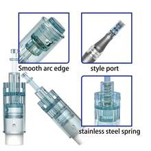 50pcs Cartridges M8 Microneedle Replacement Needle Tip 11 16 24 36 42 Nano Microneedling For Derma Pen M8
