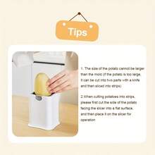 49-Slot Potato Cutter Tool, Stainless Steel Potato Slicer, French Fry Cutter, Multi-Function Vegetable Slicer, Wear-Resistant Design, Suitable For Home, Hotel And Commercial Kitchen Vegetable Slicing And Dicing - Multicolor - View 10