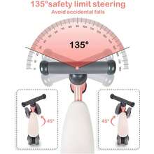 Baby Balance Walker, Four-Wheel Balance Car, Silent Wheels And Anti-Fall, Infant Toy, Suitable For Babies 12-24 Months Old, Halloween And Christmas Gifts For Boys And Girls - Pink - View 3