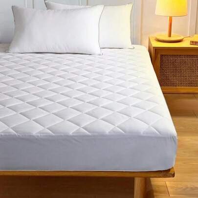 Quilted Waterproof Mattress Protector - Fitted Bed Sheet Style With 30 CM Deep Skirt, Hotel Quality Hypoallergenic Dust Mite Proof Breathable, Luxurious Super Soft Cosy | Single/Small Double/4FT Double/King/Super King Sizes