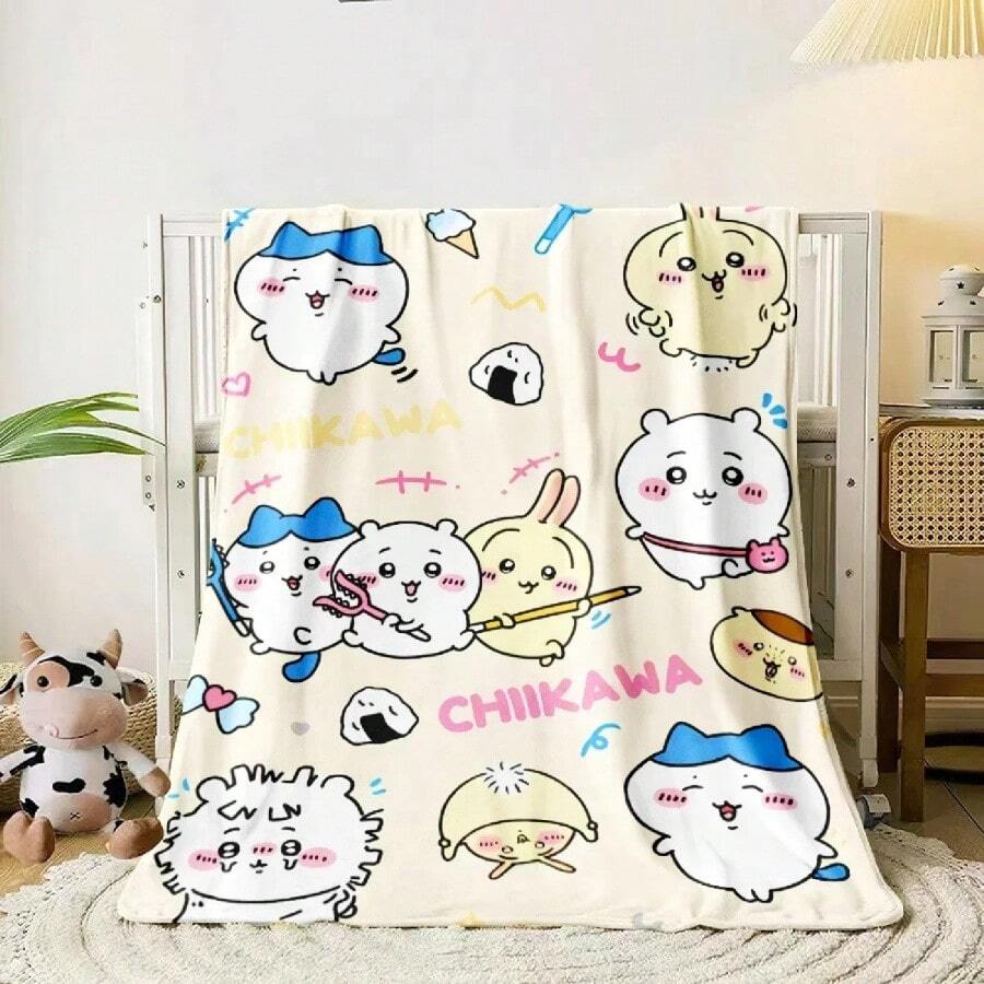 Deadpool Pattern Blanket Warm Soft Fluffy And Adult Sofa Bed Throw Blanket Outdoor Travel Camping Sheet Gift.Jpg - trắng - Xem 1