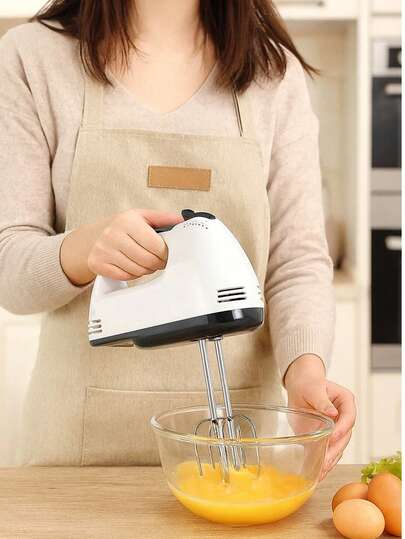 Batidora Eléctrica de Mano con 7 Velocidades, Diseño Ergonómico y Potente Mezclado