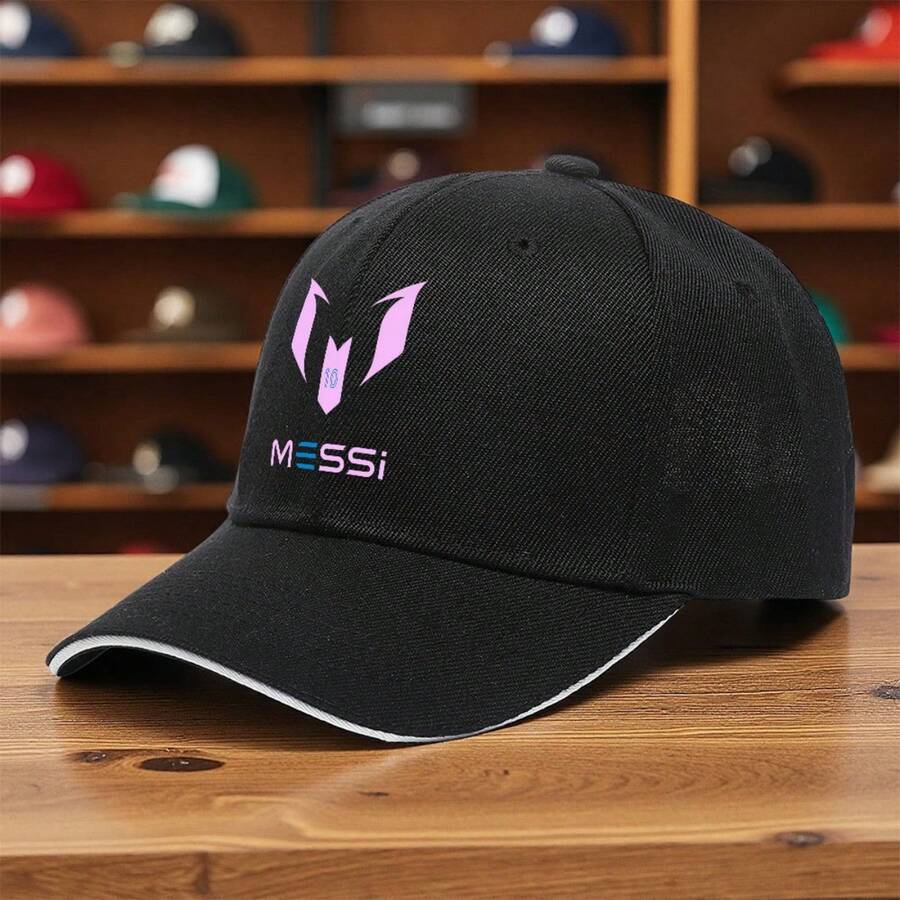 1pc For Smoothie Making Classes And Casual Looks Quiet Sandwich Baseball Cap With Messi 10 Print Trucker Hat Fishing Hat Golf Hat Perfect For Men And Women Alike 10 Vibrant Color Options All Season Wear - trắng - Xem 1