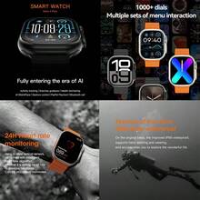 PANDA Ultra 4 Smart Watch IP68 Waterproof Bluetooth Calls Fitness Tracker Sleep Monitor Multiple Sport Modes Support Android IOS System AI Smartwatch For Men Women Built-In 350mAh Battery - Black - View 6