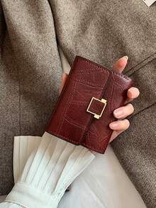 Vintage Charm Wallet, Women's Wallet Fashion Clip Retro Multifunctional, Benyanu Retro Women's Mini Wallet, Can Accommodate Coins Mobile Card Slot Can Hold Driver's License, Fashion Daily Accessory, Daily Wallet | Minimalist Wallet | Textured Surface, Women's Essential Fashion Small Wallet, Daily Storage Bag, Exquisite Accessory, Daily Use, Fashion Accessory, Textured Surface, Birthday Gift, Christmas Gift, Halloween, Holiday Gift - Multicolor - View 12