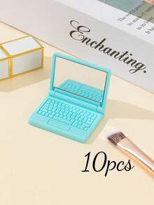 10 Stücke Mini Spiegel, süße faltbare Computer Modell Spiegel