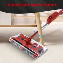 15Kpa Cordless Vacuum Cleaner 15W Lightweight Stick Vacuum Cleaner Rechargeable Household Push-Type Foldable Sweeping Machine, 15Kpa Cordless Vacuum Cleaner 360 - Red - View 3