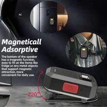 Monster AirRock X901 Original Wearable Portable Bluetooth 5.4 Speaker Magnetic Clip-On Sound Box TWS Stereo IPX67 Waterproof Subwoofer Wireless Portable Outdoor Mini Lighting Audio