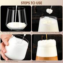 电动打蛋器、咖啡搅拌器、奶油搅拌器、无残留（不含AA电池）搅拌器、多功能厨房工具、烘焙搅拌器、人体工学搅拌器、现代可靠的厨房工具电器、坚固的搅拌器结构、家庭厨房用品 - 彩色 - 查看 5