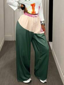 In Autumn And Winter, The New Sports Street College Style Plus Size Number Print Drawstring Waist Pants Are Suitable For Music Festivals, Concerts, Stages And Stage Performances, Daily Travel