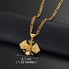 قلادة علم يونيسكس، مجوهرات نسر بتصميم جديد - متعدد الألوان - مشاهدة 5