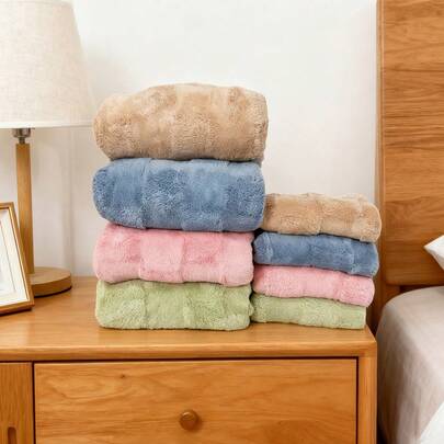 2pcs Microfiber Towel Set, Large Thick Bath Towel & Highly Absorbent Quick-Dry Face Towel, Ideal For Home Bathroom And Gym, Bathroom Essentials