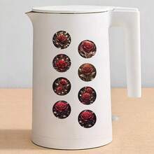 500pcs Versailles Rose Sticker With 8 Patterns, Will Not Leave Adhesive Residue For Decorating Laptops, Suitcases, And Guitars