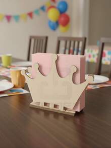 12 Servilleteros de Corona Modelo 3 de MDF - Camel - Ver 1